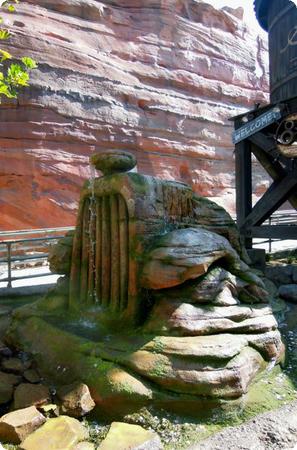 There are tons of details in the landscape. Check out this fountain.