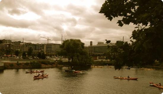 Kayaking summer camp at South Lake Union