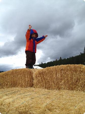 Obstacle course at the Suncadia Resort Harvest Festival 