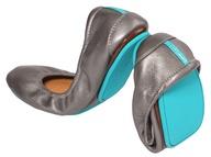 Metallic Pewter Tieks