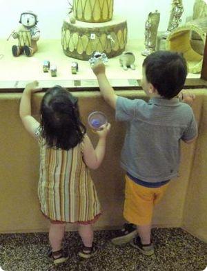 Kids at the Indian Pueblo Cultural Center