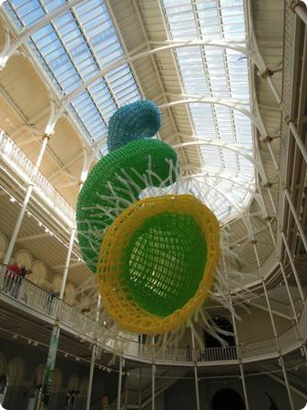 Balloon Sculpture at the National Museum of Scotland