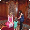 My niece gets a chance to get close to a *real* princess